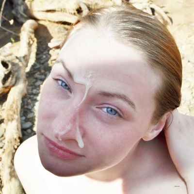 Autumn walk with blowjob