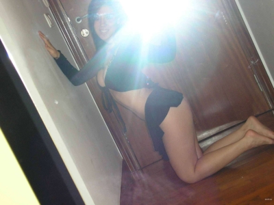Любительское порно брюнетки