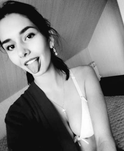 Beautiful tits of naked beauty in a variety of angles