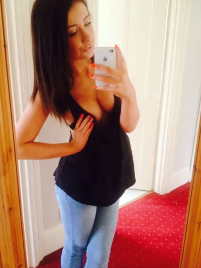 Cutie stuck her pussy on a guy's big dick